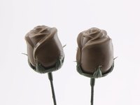 Chocolate flowers can serve as a tasty, original flourish for any occasion.