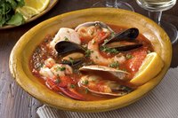 Use chunks of steamed rock lobster in a seafood stew.
