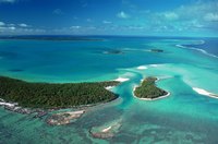 Study the island's shape carefully before forming its surface for your model.