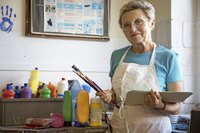 Practice mixing your own paint colors until you get the perfect shade of brown.