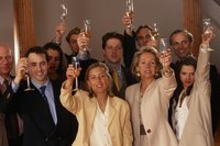 Use apple cider for toasts instead of champagne while at work.