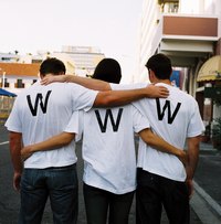 Iron-on letters work best on 100 percent cotton fabrics.