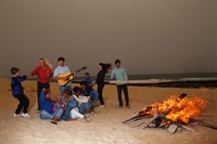 Keep dancing and other activities a safe distance from the fire.
