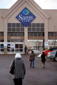 Exterior of a Sam's Club store.