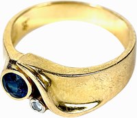 Most gold jewelry carries a stamp as proof of authenticity.