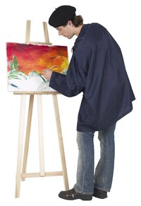 Make an original canvas painting into a series of prints.