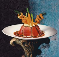 Ahi has a delicate taste.
