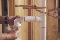 PVC pipes expand when hot water runs through them and they can make some odd noises as a result.