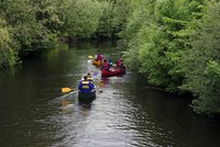 Pack a map, first-aid kit, flares and lighter for each canoe.