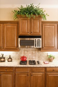 Too many hidden hinges look neater than traditional hinges on cabinets.