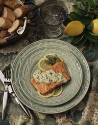 Steaming salmon adds no fat, adding to the fish's reputation as a healthy food.