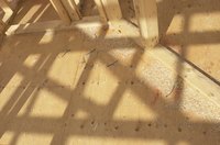 Repairing a sagging second story may require stripping to the framing.