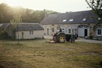 Shredders mounted on tractors are efficient for mowing large areas.