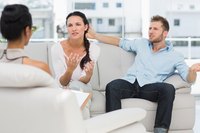 Image of a couple at therapy.