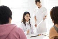 A doctor is having a conversation with a patient.