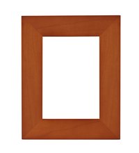 Use a wide wooden picture frame to make a shadow box.