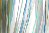 Curtains made of tulle.