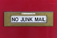 You can reduce junk mail by removing your name from national mailing lists.