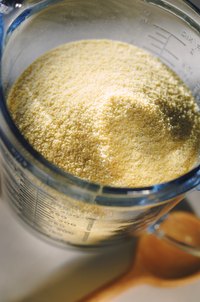 Precise measurements are critical when substituting corn starch for flour.