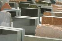 Granite not only comes in a variety of colors but also different levels of sheen and textures.