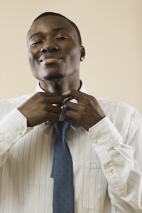 Ties come in various shapes, sizes, designs and materials.