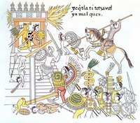 Create a replica of an Aztec temple.