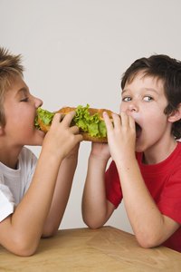 Submarine sandwiches are a favorite of kids and teenagers.