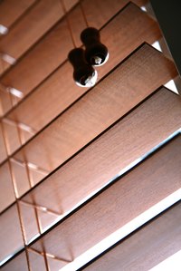 The slat size on blinds is also called the vane size.