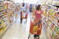 Grocery stores and supermarkets charge slotting fees to product manufacturers for shelf space in their stores.