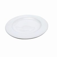 A white plate is a blank canvas on which to paint your designs.