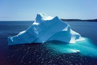 You can use a diorama to create a compact replica of a massive iceberg.