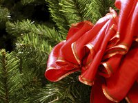 Add a ribbon bow for a traditional-style wreath.