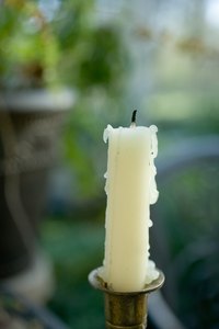 Wax can be molded into funky shapes for interesting candles.