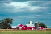 Pole barns are common in rural settings.