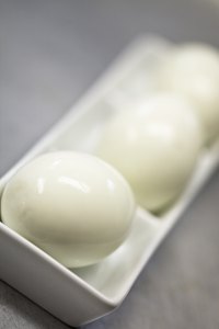 Fresh eggs can be hard-boiled and peeled perfectly.