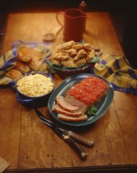 Many people consider meatloaf made with ketchup a comfort food.