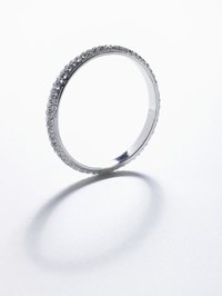 An eternity ring can be given to symbolize everlasting love.