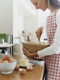 Bring butter to room temperature 30 to 45 minutes before baking to ensure the butter is both soft and safe for consumption.