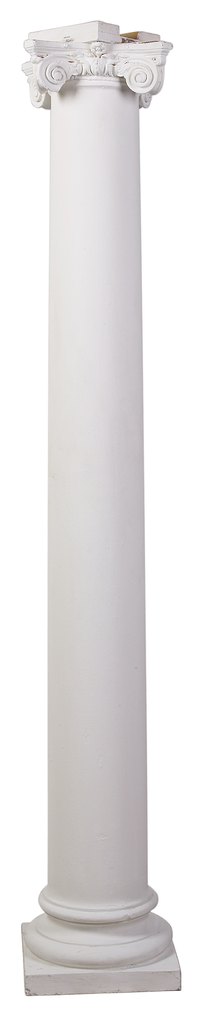 Make a handmade pillar using basic craft supplies.