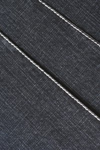 You can use regular household bleach to lighten black denim jeans.