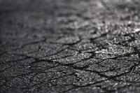 The same asphalt used to make roads dissolves in turpentine to make varnish.
