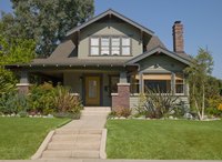 This Craftsman-style home has numerous architectural details.