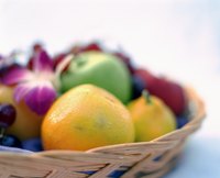 Even ripe oranges can be tinged with green.