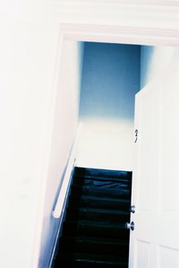 Close the door to the basement to conserve heat and energy costs.