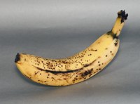 Overripe bananas make the best banana bread.