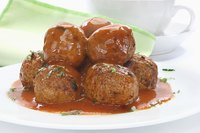 Meatballs can be sweet or spicy, served in sauce or on sticks.