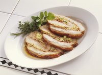 Veal roasts are often deboned, stuffed and rolled.