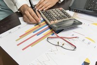 Doing a business calculation.
