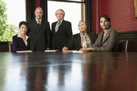 A group of lawyers in a conference room