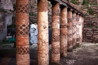 Roman houses like this one often contained a peristylium or colonnaded garden.